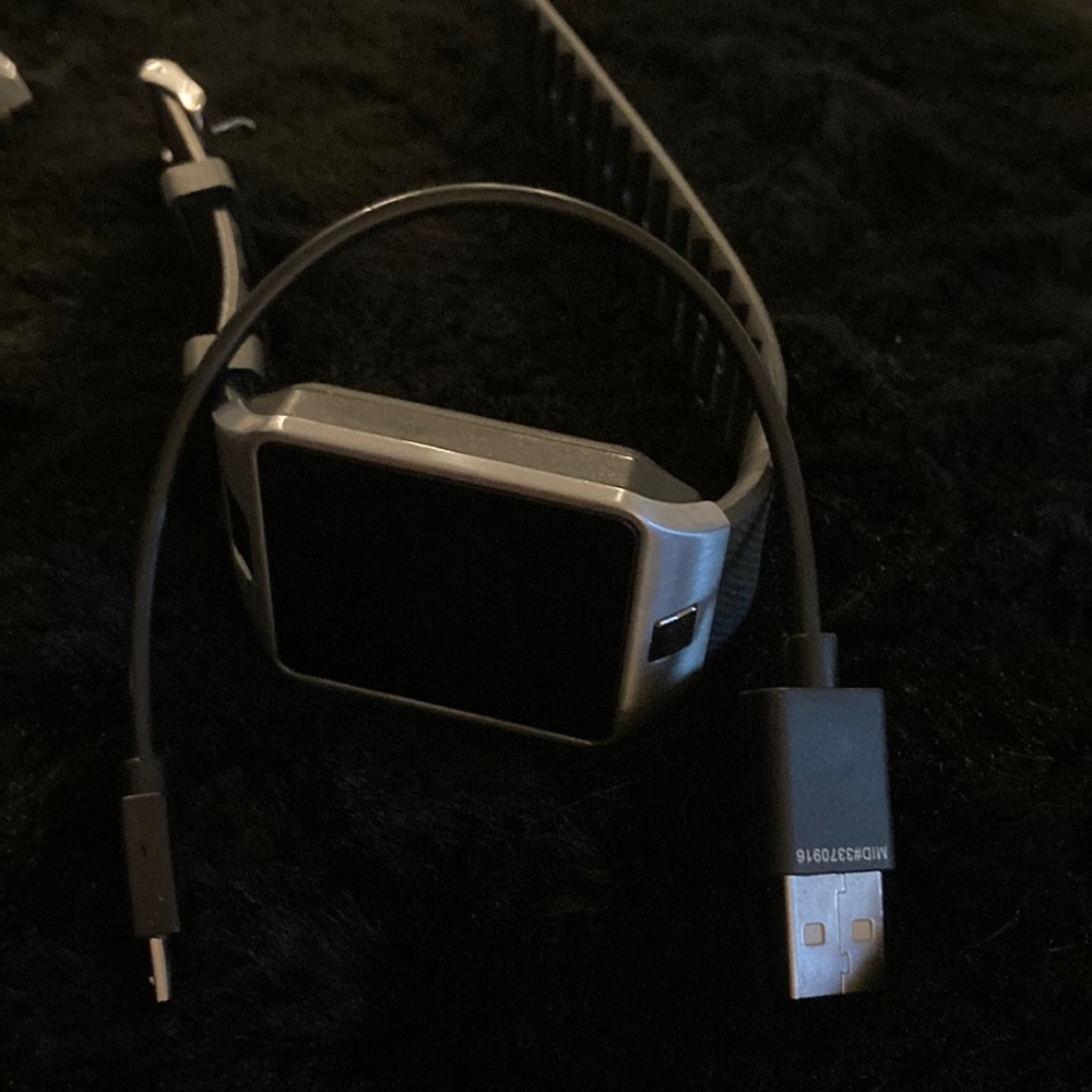 Smart phone watch. Black. With cord ,booklet. Rubber band.